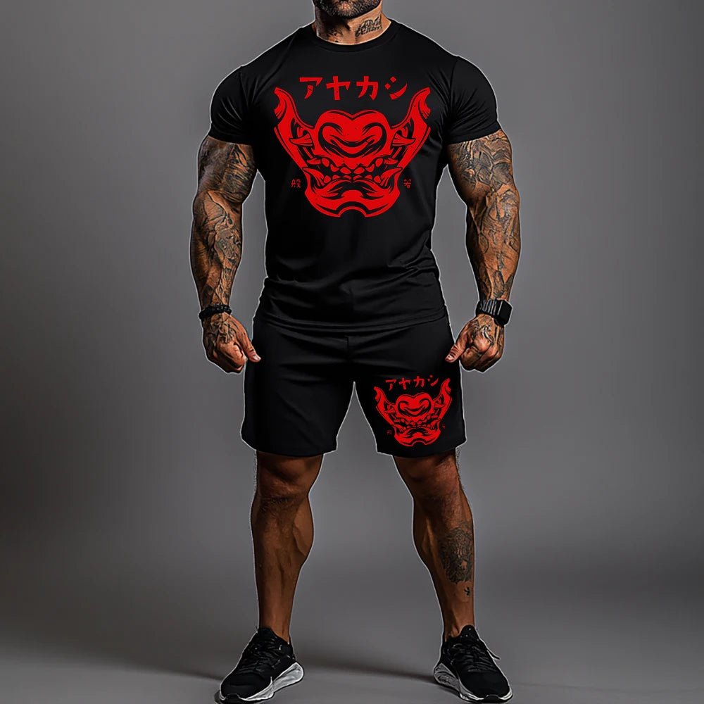 Спортен къс екип Samurai Mask - Fitness Drehi
