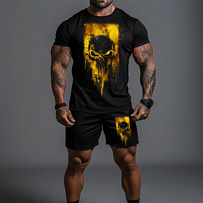 Спортен къс екип Skull Y - Fitness Drehi