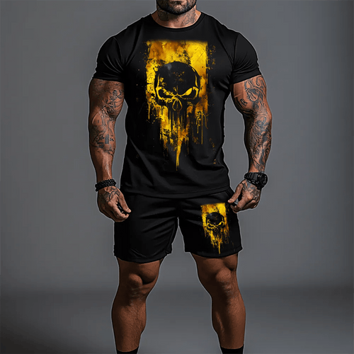 Спортен къс екип Skull Y - Fitness Drehi