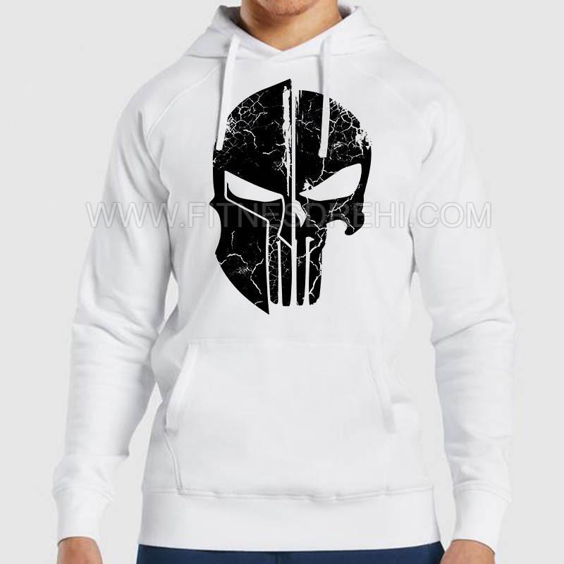 Суичър Spartan Skull White