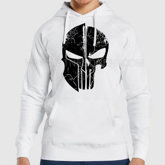 Суичър Spartan Skull White