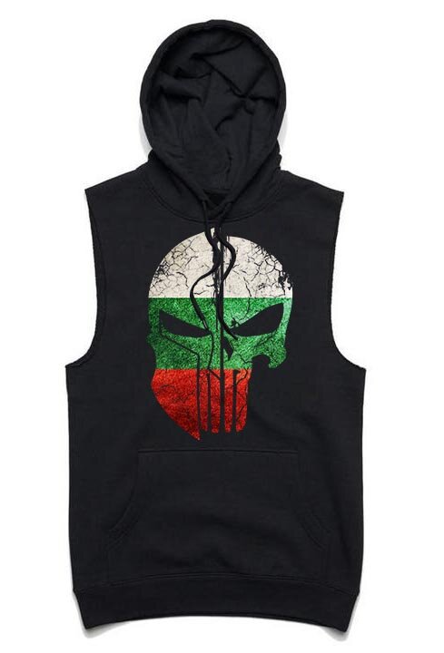 Суичър без ръкав Bulgarian Skull