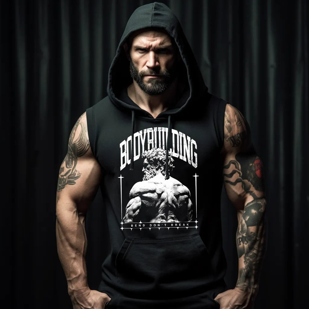 Суичър без ръкави Bodybuilding Z