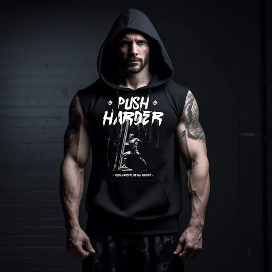 Суичър без ръкави Push Harder