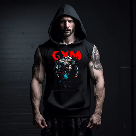 Суичър без ръкави GymSharkk
