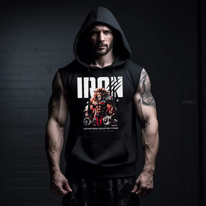 Суичър без ръкави Iron Lion