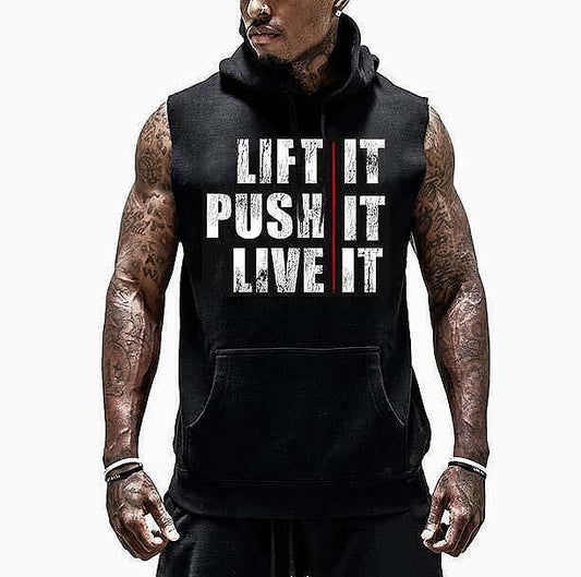 Суичър без ръкави Lift Push Live
