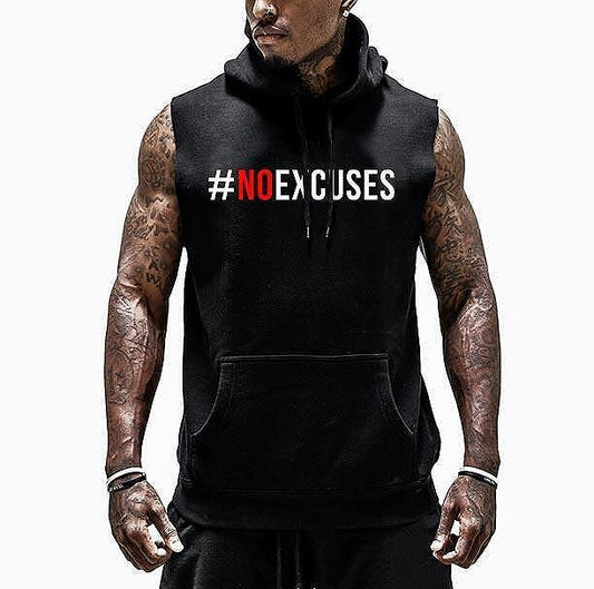 Суичър без ръкави No Excuses