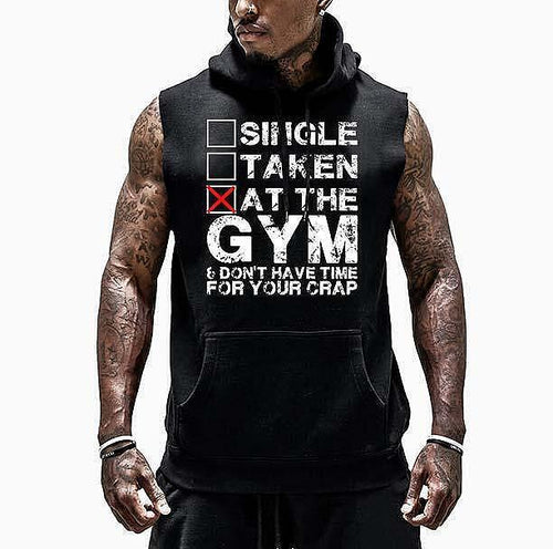 Суичър без ръкави At The Gym