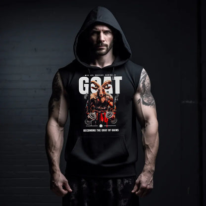 Суичър без ръкави Gym Goat