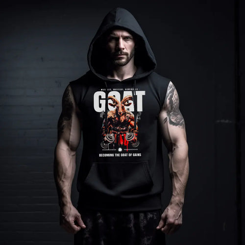Суичър без ръкави Gym Goat