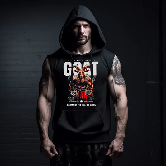 Суичър без ръкави Gym Goat