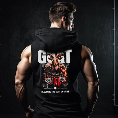Суичър без ръкави Gym Goat