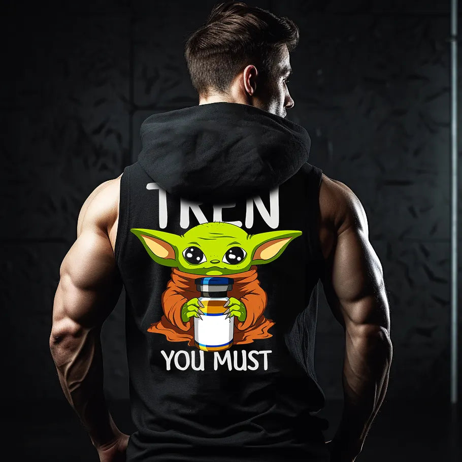 Суичър без ръкави Tren you Must