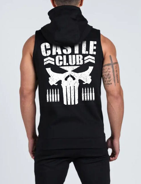 Суичър без ръкави с цип Castle Club