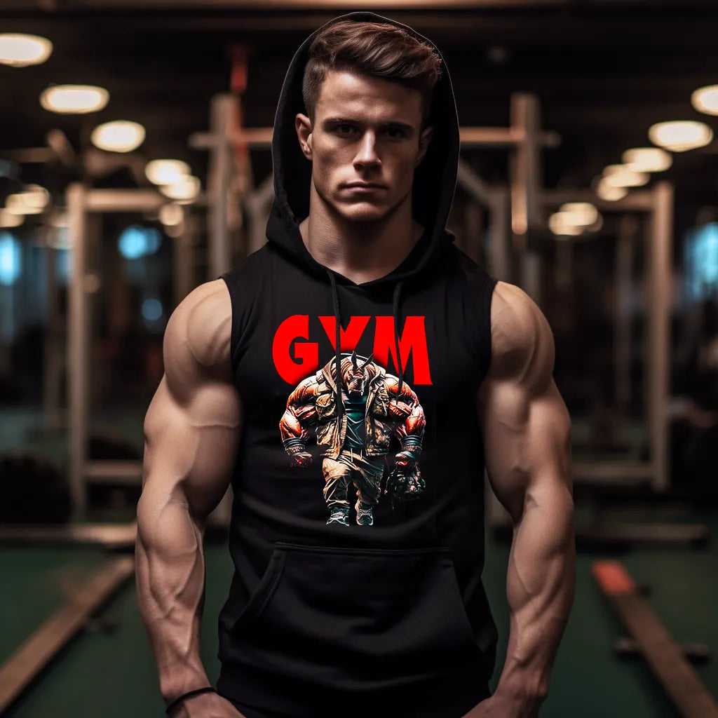 Суичър без ръкави Gym Rhino