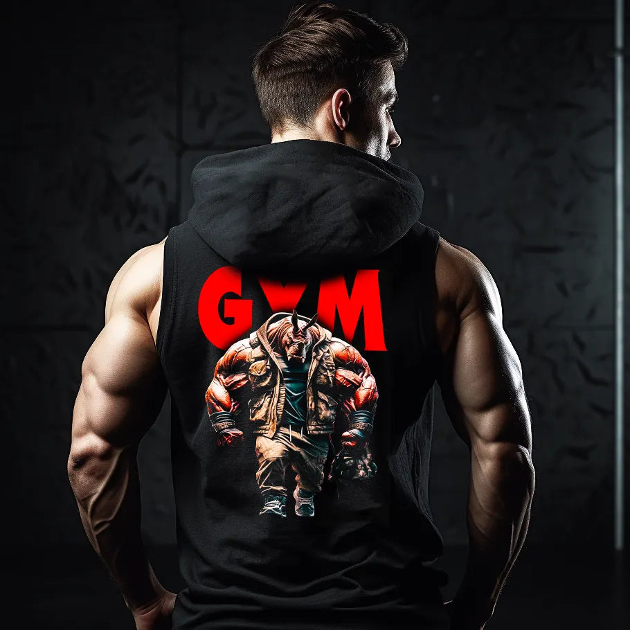 Суичър без ръкави Gym Rhino