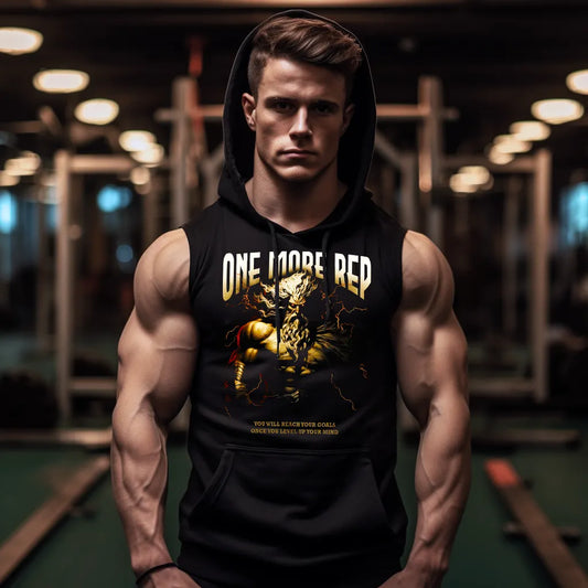 Суичър без ръкави One More Rep Zeus