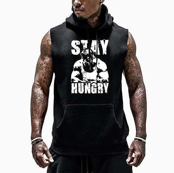 Суичър без ръкави Stay Hungry