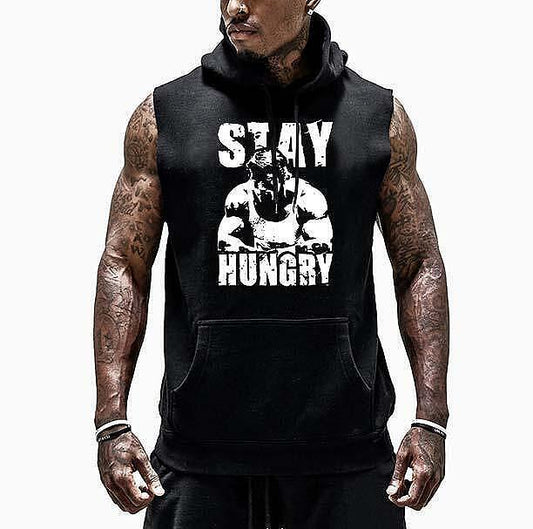 Суичър без ръкави Stay Hungry