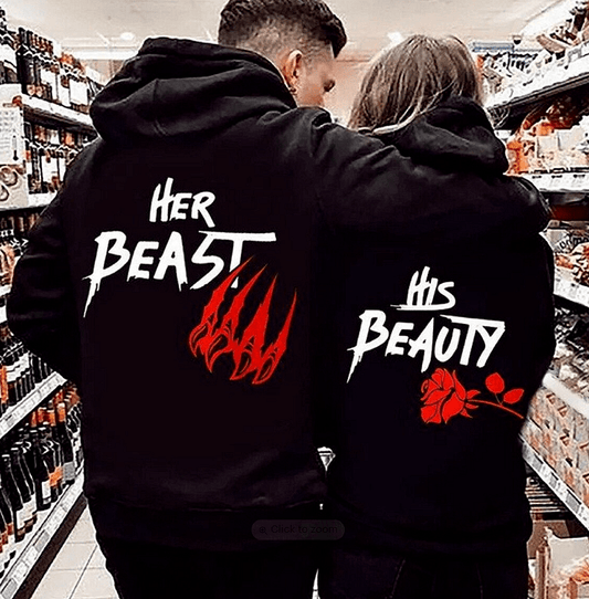 Суичъри за двойки Beauty Beast