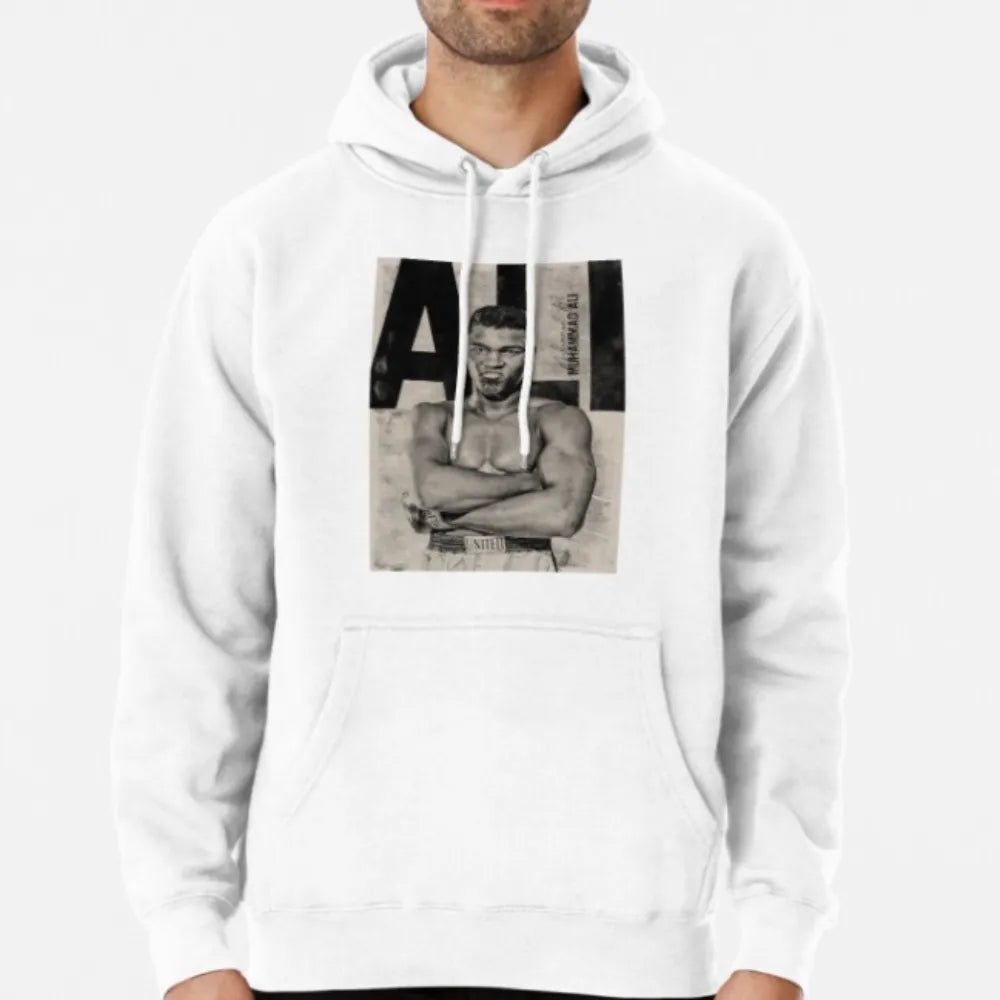 Суичър ALI New White - Fitness Drehi