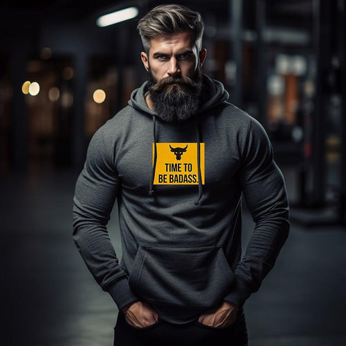 Суичър Badass Dark Gray - Fitness Drehi
