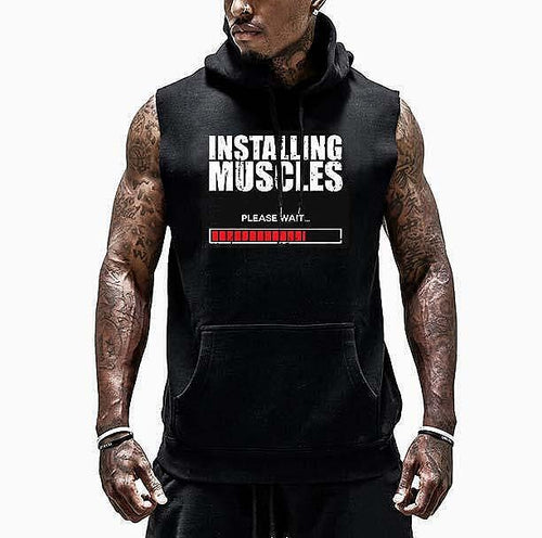 Суичър без ръкави Installing - Fitness Drehi