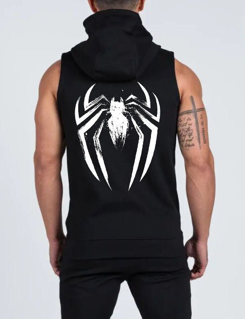 Суичър без ръкави с цип SPIDER - Fitness Drehi