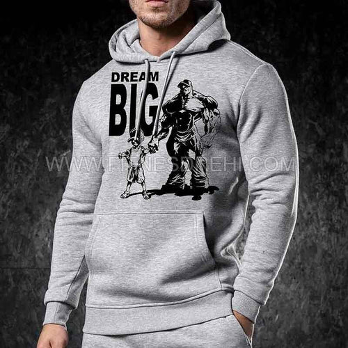 Суичър Dream BIG Сив - Fitness Drehi