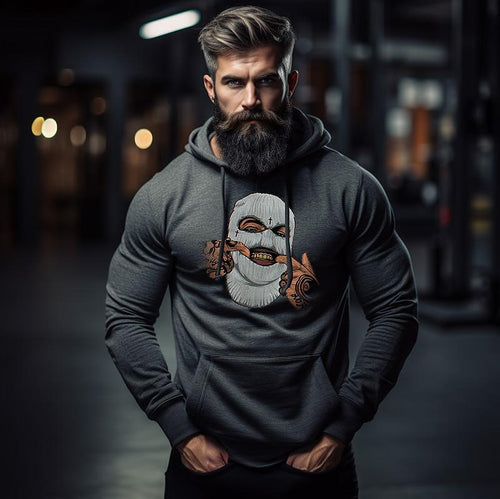 Суичър GangstaMask 3 Dark Gray - Fitness Drehi