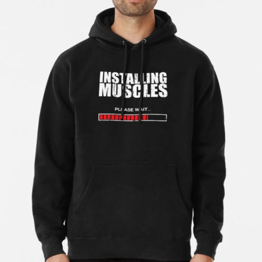 Суичър Installing Muscles - Fitness Drehi