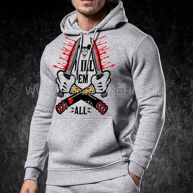 Суичър **LL em ALL Сив - Fitness Drehi