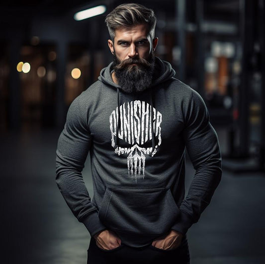 Суичър PUN Dark Gray - Fitness Drehi
