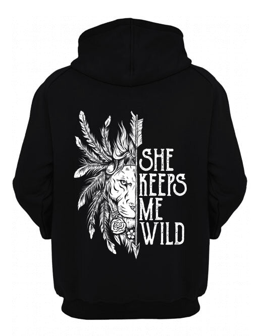 Суичър She Keeps Me WILD - Fitness Drehi