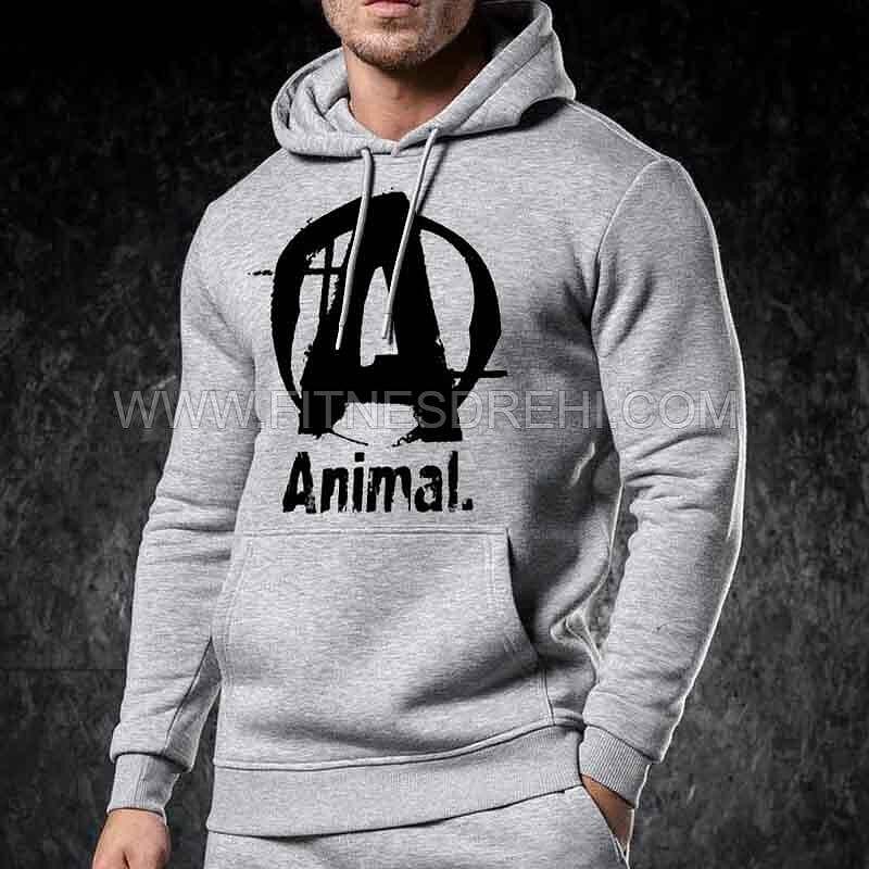 Суичър Звяр Премиум Сив - Fitness Drehi