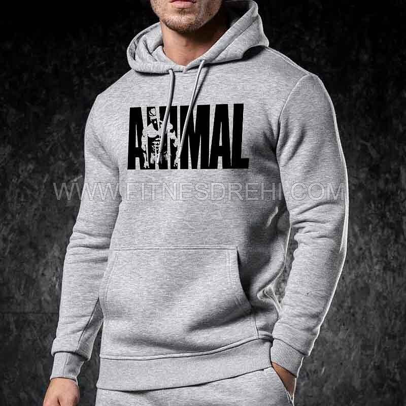 Суичър Звяр Сив - Fitness Drehi