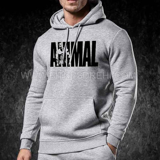 Суичър Звяр Сив - Fitness Drehi