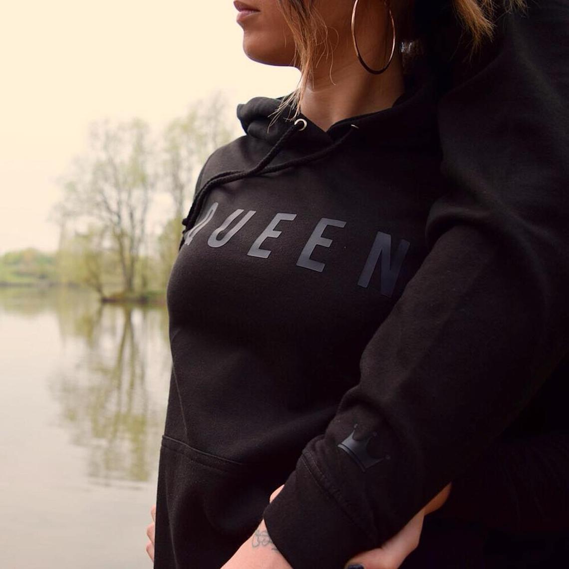 Суичъри за двойки King / Queen Black - Fitness Drehi