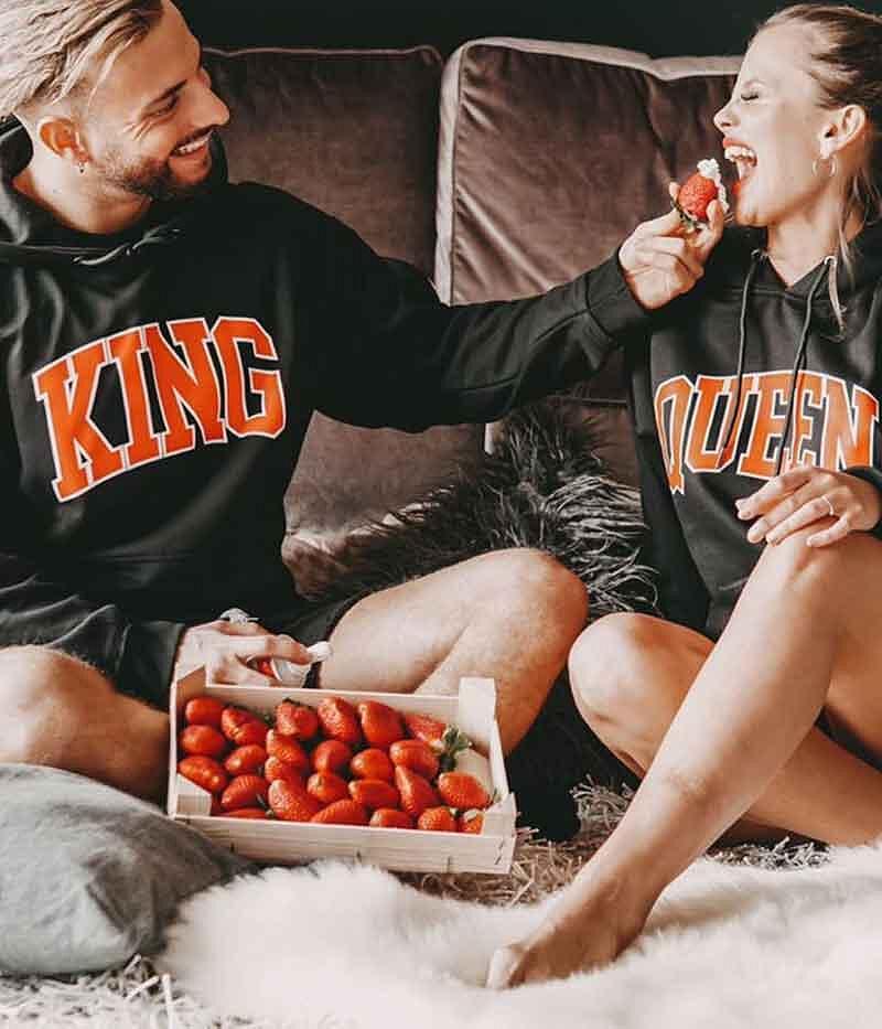 Суичъри за двойки KQ Red - Fitness Drehi