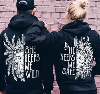 Суичъри за двойки SAFE / WILD - Fitness Drehi