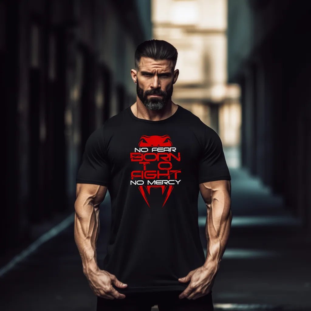 Тениска Born To Fight - Fitness Drehi
