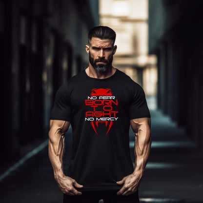 Тениска Born To Fight - Fitness Drehi