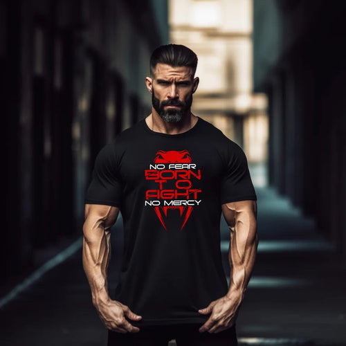 Тениска Born To Fight - Fitness Drehi