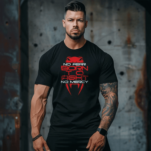 Тениска Born To Fight - Fitness Drehi