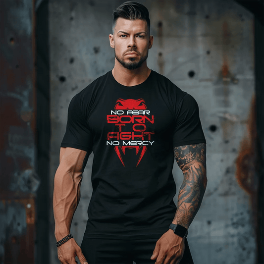 Тениска Born To Fight - Fitness Drehi