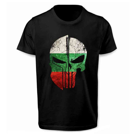 Тениска Bulgarian Skull - Fitness Drehi