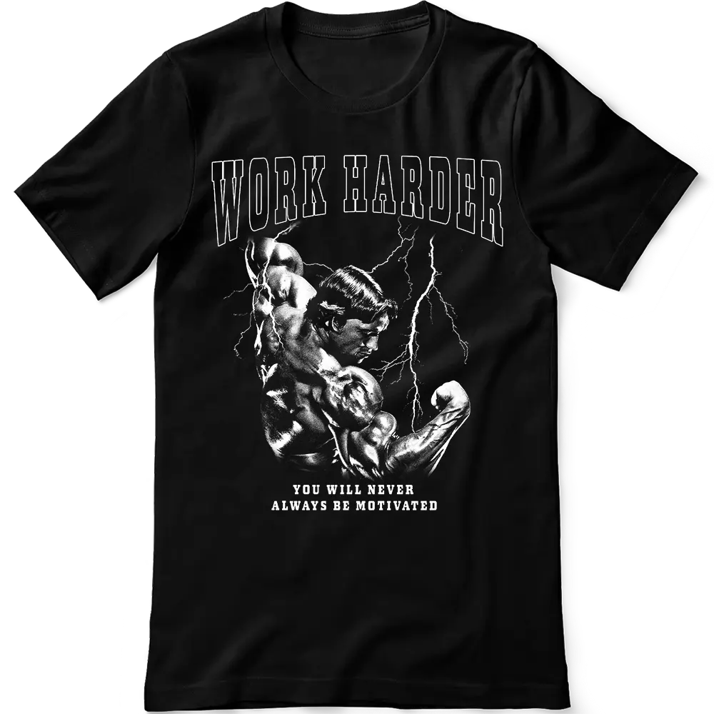 Тениска Work Harder Arnoldd