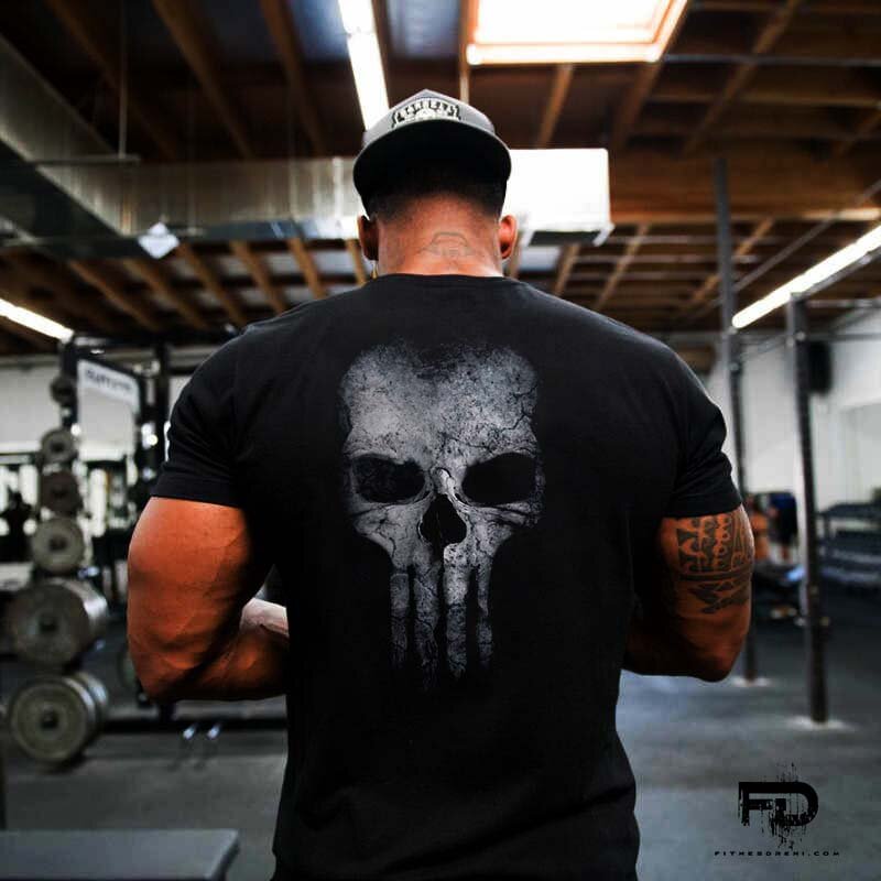 Тениска Ghost Skull 2 - Fitness Drehi