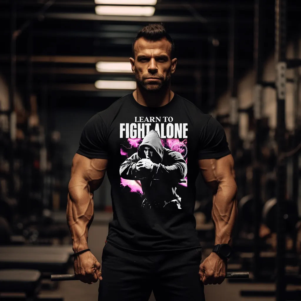 Тениска Fight Alone
